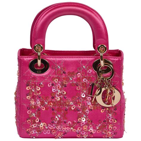 lady dior pink bag|pink Dior bag vintage.